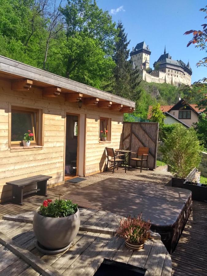 Stodola-Soukromy Apartman Pro Dva S Venkovni Virivkou Karlštejn Exterior foto